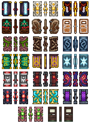 泰拉瑞亚瑟银模组百科门物品属性配图