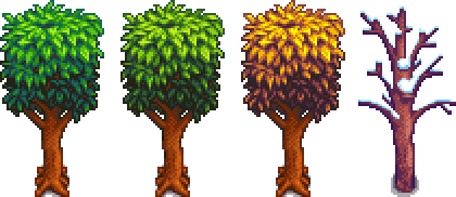 星露谷物语百科树配图