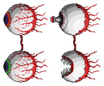 泰拉瑞亚灾厄模组百科双子魔眼Boss属性配图 泰拉瑞亚灾厄模组百科双子魔眼Boss属性配图