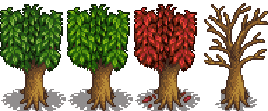 星露谷物语百科树配图