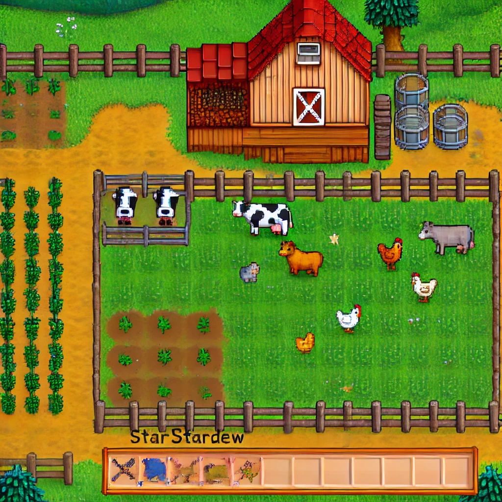 星露谷物语百科星露谷物语标准农场最佳布局攻略：新手种植与快速赚钱指南配图