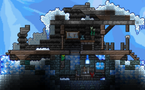 泰拉瑞亚灾厄模组百科机械师的废弃棚屋建筑介绍配图