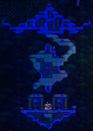 泰拉瑞亚灾厄模组百科神龛地下发光蘑菇生物群落配图 泰拉瑞亚灾厄模组百科神龛地下发光蘑菇生物群落配图