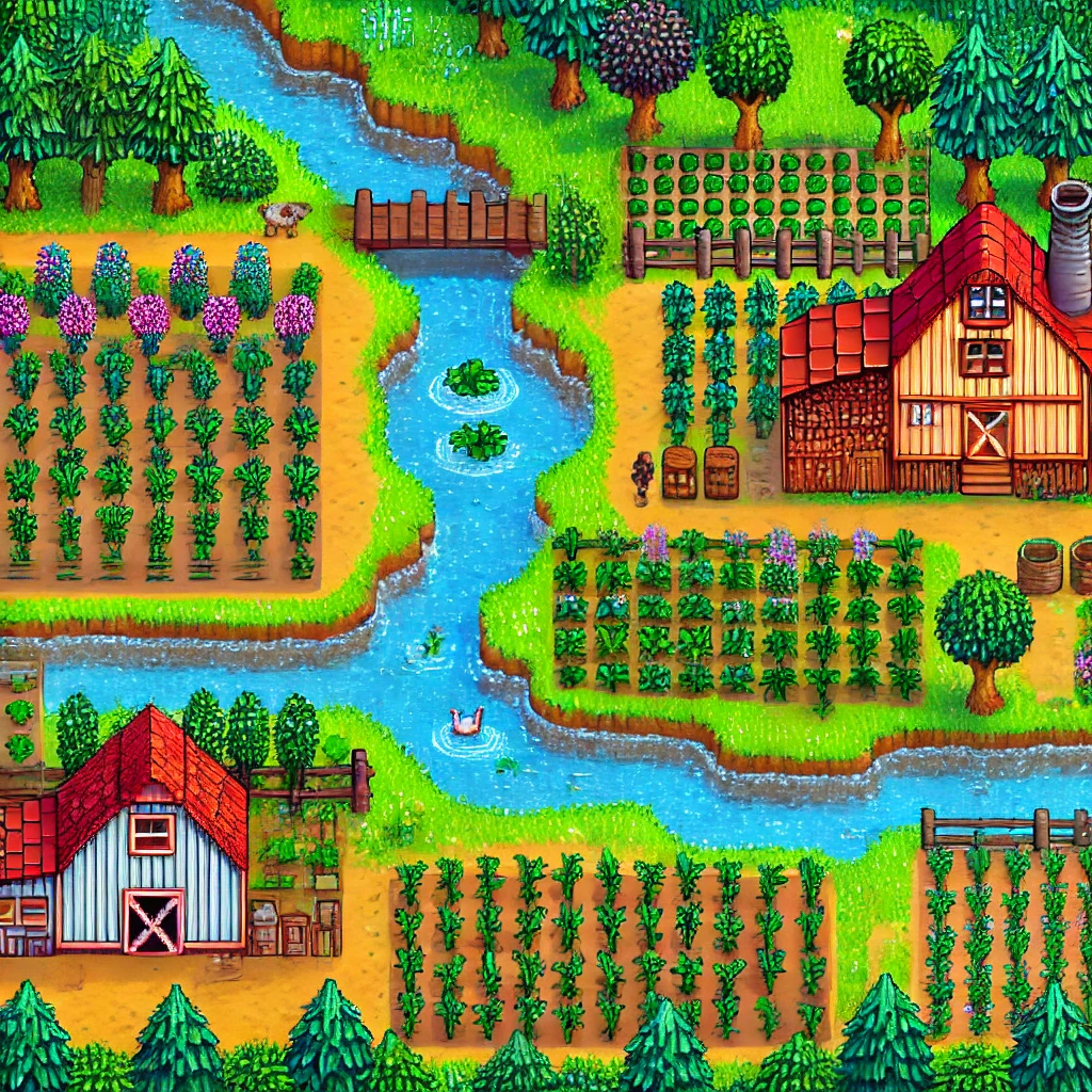 星露谷物语百科《星露谷物语》河边农场新手攻略：布局技巧、钓鱼秘籍、高收益作物推荐配图