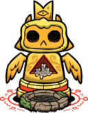 完美无瑕咩咩雕像