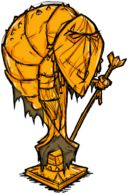 无宝石法师雕像