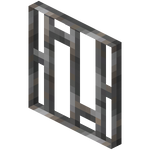 我的世界百科铁栏杆属性配图